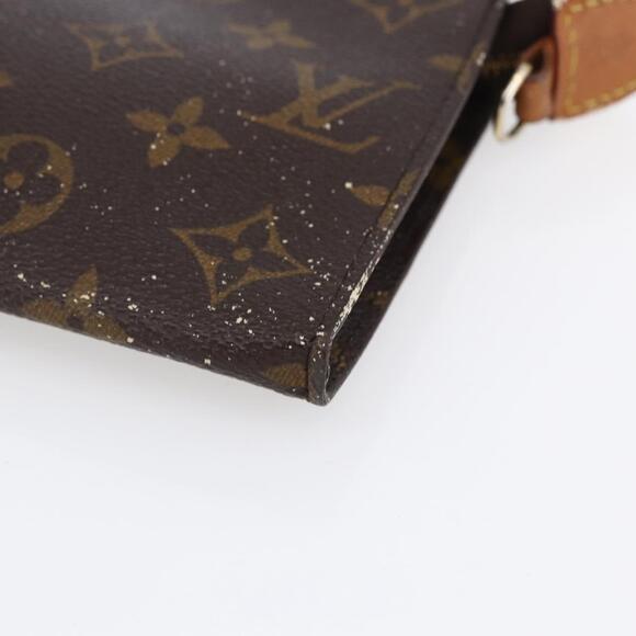 LOUIS VUITTON Monogram Bucket GM Accessory Pouch Vintage LV Auth 150249